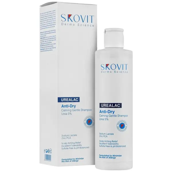شامپو رطوبت رسان مو حاوی 5% اوره- اسكوویت